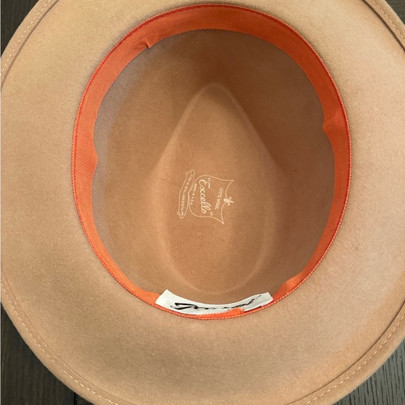 Chic Tan Fedora with Feather Detail main image 4